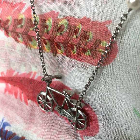 Bicycle Pendant Necklace - Picture 2 of 3